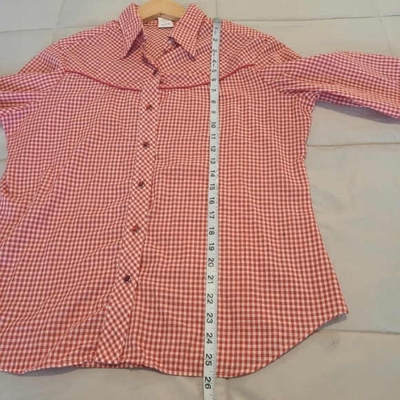 Vintage 1970's Maverick Western Plaid Snap Front Shirt  Snaps - Picture 5 of 12